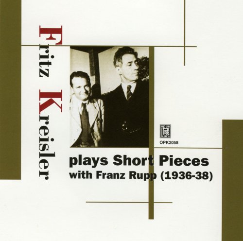 Fritz Kreisler - Fritz Kreisler plays Short Pieces - Import CD