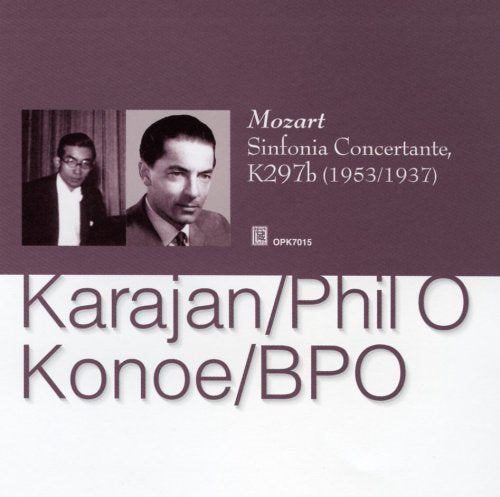 Berlin PO - Mozart: Sinfonia Concertante, K297b - Import CD