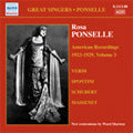 Rosa Ponselle - Great Singers -Rosa Ponselle -American Recordings Vol.3 (1923-29): Verdi, Spontini, Tosti, etc - Import CD