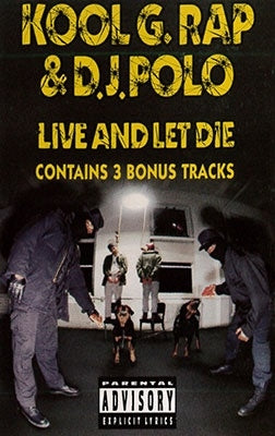 Kool G Rap & DJ Polo - Live And Let Die - Import Cassette Tape Limited Edition