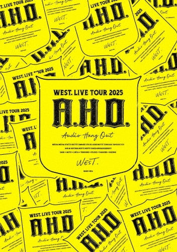 West. - WEST. LIVE TOUR 2025 A.H.O. -Audio Hang Out- - Japan 2 DVD + postcard