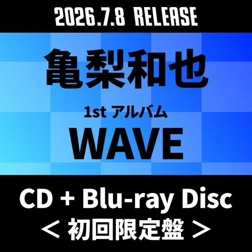 Kazuya Kamenashi - WAVE - Japan CD + Blu-ray Disc Limited Edition