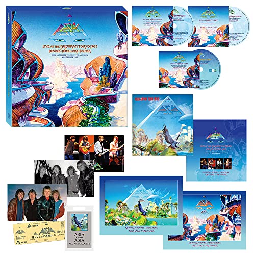 Asia - Asia in Asia - Live at Budokan 1983 - Japan Blu-ray Disc+2CD Box Set Limited Edition