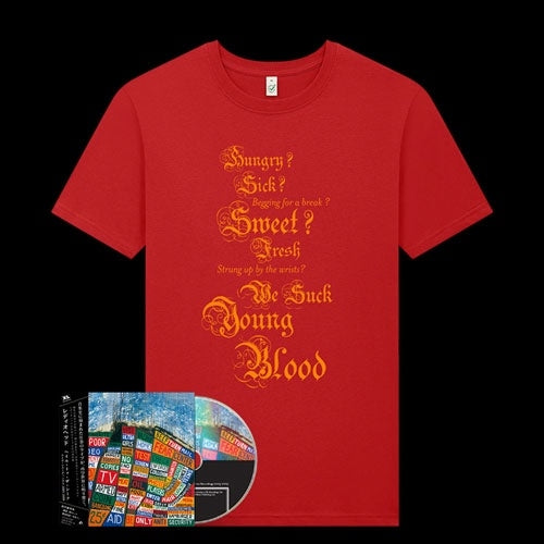 Radiohead - Hail To The Thief (Live Recordings 2003-2009) - Japan CD + T-shirt (M) Limited Edition