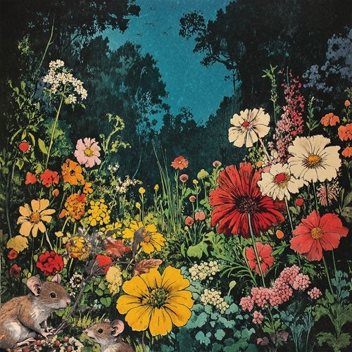 Tiny Griffi - Flowery Breaks - Japan Vinyl LP Record
