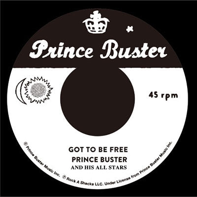 Prince Buster - Got To Be Free - Japan Vinyl 7 inch Single Record