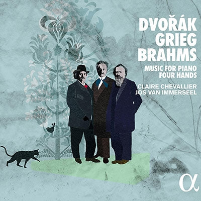 Joz Van Immerseel, Claire Chevalier -  Music For Piano 4 Hands -Dvorak, Grieg, Brahms : Immerseel, Chevallier - Import CD