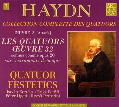 Festetics Quartet - Haydn (1732-1809) String Quartet, 31, 32, 33, 34, 35, 36, (Op.20): Festetics Q - Import 2 CD