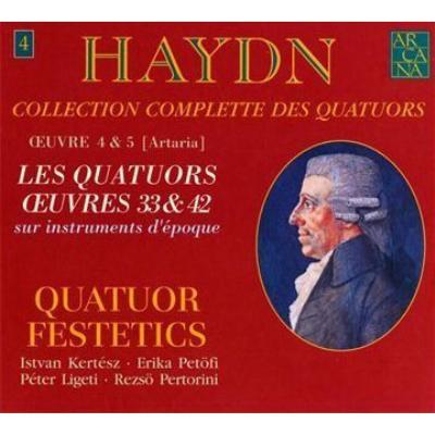 Festetics Quartet - Haydn (1732-1809) String Quartet, 37, 38, 39, 40, 41, 42, (Op.33), 43, (Op.42): Festetics Q (2Cd) - Import 2 CD