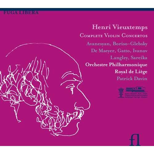 Patrick Devan, Liège Philharmonic Orchestra, Vineeta Saléka - Vieuxtemps (1820-1881) Complete Violin Concertos : Davin / Liege Royal Philharmonic, Sareika, Avanesyan(Vn)Etc (3Cd) - Import 3 CD