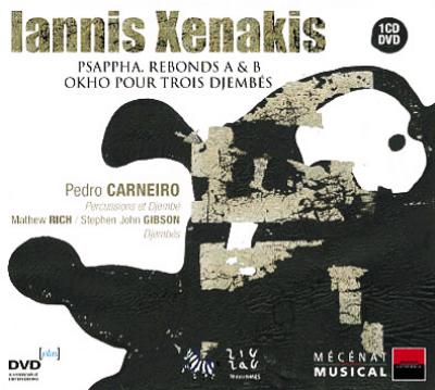 Pedro Carneiro - Xenakis (1922-2001) Psappha, Rebonds, Okho: Carneiros.Gibson M.Rich(Perc) - Import CD+DVD
