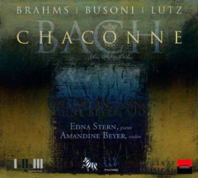 Amandine Beyer, Edna Stern - Bach (1685-1750) Chaconne: A.Beyer(Vn)+Arr.Busoni, Lutz, Brahms: Edna Stern(P) - Import CD