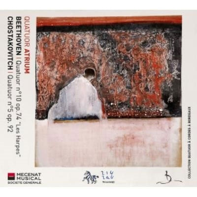 Atrium String Quartet - Beethoven (1770-1827) Beethoven String Quartet No.10, Shostakovich String Quartet No.5 : Atrium Quartet - Import CD