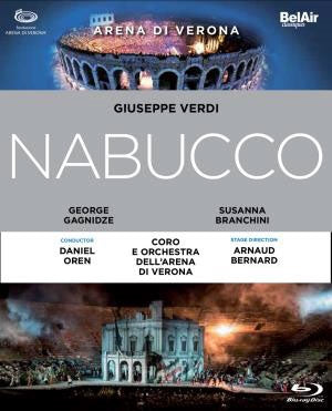 Daniel Oren, Arena di Verona Orchestra, Arena di Verona Chorus, George Gagnize, Rubens Perizzari - Verdi (1813-1901) Nabucco : A.Bernard, Daniel Oren / Arena Di Verona, Gagnidze, Pelizzari, Siwek, Branchini, Surguladze, Etc - Import Blu-ray Disc