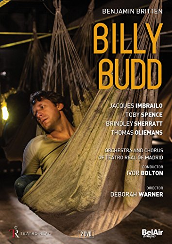 Britten (1913-1976) - Billy Budd : D.Warner, I.Bolton / Teatro Real de Madrid, Imbrailo, T.Spence, Sherratt, Oliemans, Soar, etc (2017 Stereo)(2DVD) - Import 2 DVD