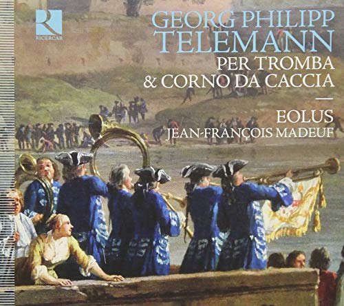 Telemann (1681-1767) - Per La Tromba-il Corno Da Caccia: J-f & P-y.madeuf(Tp, Hr)Ensemble Eolus - Import CD
