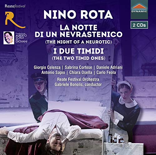 Rota, Nino (1911-1979) - La Notte di un Nevrastenico, I due Timidi : Bonolis / Reate Festival, Celenza, Cartese, etc (2017 Stereo)(2CD) - Import 2 CD