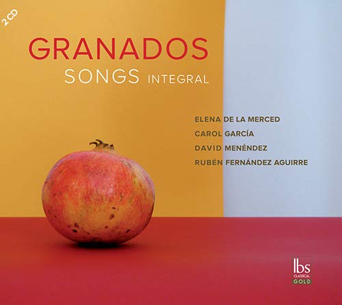 Granados, Enrique (1867-1916) - Comp.songs: De La Merced(S)Carol Garcia(Ms)Menendez(Br)R.f.aguirre(P)(2CD) - Import 2 CD
