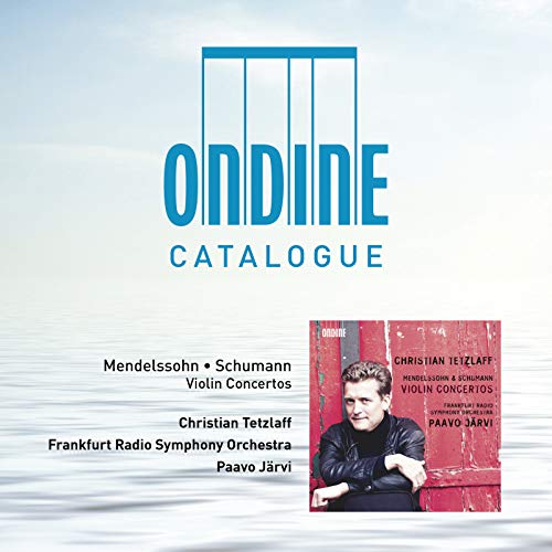 Schumann, Robert (1810-1856) - Mendelssohn Violin Concerto, Schumann Violin Concerto, Fantasy : Christian Tetzlaff(Vn)Paavo Jarvi / Frankfurt Radio Symphony Orchestra (+catalogue) - Import 2 CD
