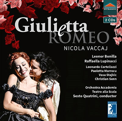 Sesto Quatrini, Milano Scala Academy Orchestra, Piacenza Municipal Theater Chorus - Vaccai, Nicola (1790-1848) Giulietta E Romeo : Quatrini / Teatro Alla Scala Accademia, Bonilla, Lupinacci, Cortellazzi, Etc (2018 Stereo)(2Cd) - Import 2 CD