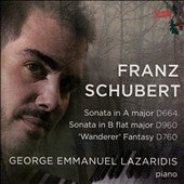 Georgios Emmanouil Lazaridis - Schubert (1797-1828) Piano Sonatas Nos.13, 21, Wanderer Fantasie : Lazaridis - Import CD