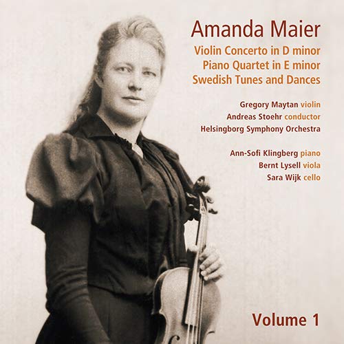 Maier , Amanda (1853-1894) - Violin Concerto, Piano Quartet, Etc: Maytan(Vn)Sroehr / Helsingborg So Etc - Import CD
