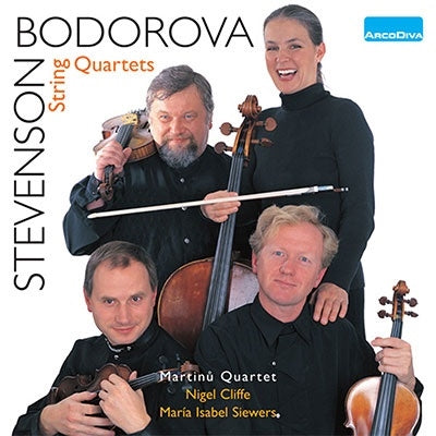 Quatuor Martinů, Nigel Cliff - Bodorova , Sylvie (1954-) Terezin Ghetto Requiem, Concierto De Estio: Cliffe(Br)Siewers(Hp)Martinu Q +Ronald Stevenson - Import CD