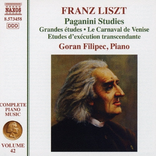 Goran Filipec - Franz Liszt: Paganini Studies - Import CD