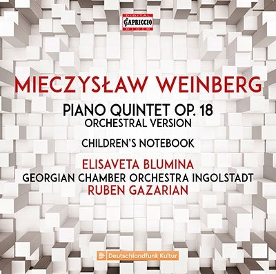 Elizaveta Blumina, Ruben Gazarian, Ingolstadt Georgian Chamber Orchestra - Vainberg (1919-1996) (Piano & Orch)Piano Quintet: Blumina(P)Gazarian / Ingolstadt Georgian Co +Children'S Notebook - Import CD