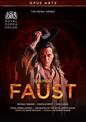 Dan Ettinger, Covent Garden Royal Opera House Orchestra, Michael Fabiano, Elena Schwarz, Irina Lung - Gounod (1818-1893) Faust : Mcvicar, Dan Ettinger / Royal Opera House, Michael Fabiano, Erwin Schrott, Irina Lungu, Etc  - Import 2 DVD