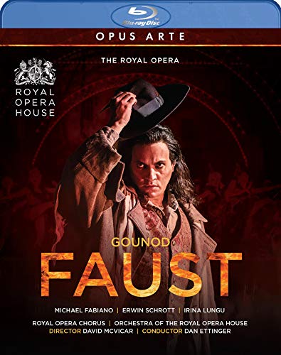 Gounod (1818-1893) - Faust : McVicar, Dan Ettinger / Royal Opera House, Michael Fabiano, Erwin Schrott, Irina Lungu, etc (2019 Stereo) - Import Blu-ray Disc