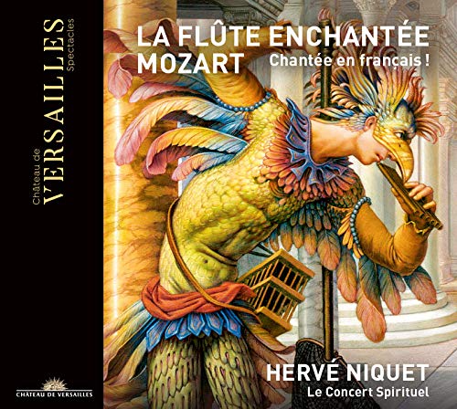 Mozart (1756-1791) - Die Zauberflote(French): Niquet / Le Concert Spirituel, Valiquette, Vidal, Scoffoni, Mostin, Lavoie, etc (2020 Stereo) - Import 2 CD + Blu-ray Disc + DVD