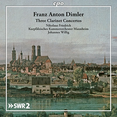 Nikolaus Friedrich, Johannes Villich, Mannheim Palace Elector Chamber Orchestra - Dimmler, Franz Anton (1753-1827) Clarinet Concertos: N.Friedrich(Cl)Willig / Kurpfalz Co - Import CD