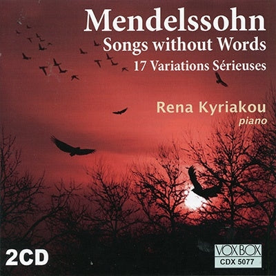 Rena Kyriakou - Mendelssohn: Lieder Ohne Worte - Import 2 CD