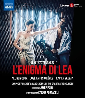 Josep Pons, Riseu Grand Theater Orchestra, Alison Cook, Mischa Elman - Casablancas, Benet (1956-) L'Enigma Di Lea : Portaceli, J.Pons / Gran Teatre Del Liceu, A.Cook, J.A.Lopez, Blanch, Masllorens, Etc (2019 Stereo) - Import Blu-ray Disc