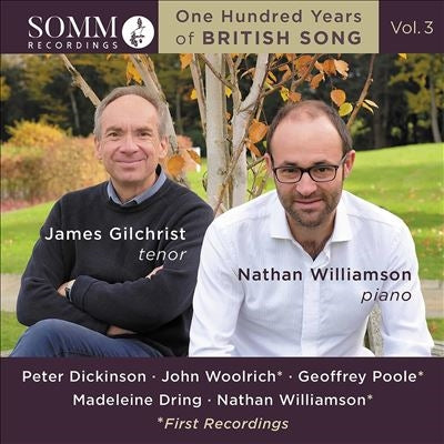 James Gilchrist, Nathan Williamson -  One Hundred Years Of British Song Vol.3: Gilchrist(T)Williamson(P) - Import CD