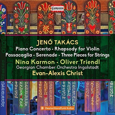Even Alexis Christ, Ingolstadt Georgian Chamber Orchestra, Nina Simone, Set Svanholm - Takacs, Jeno（1902-） Piano Concerto, Rhapsody, Etc: Triendl(P)Karmon(Vn)E-A.Christ / Ingolstadt Georgian Co - Import CD