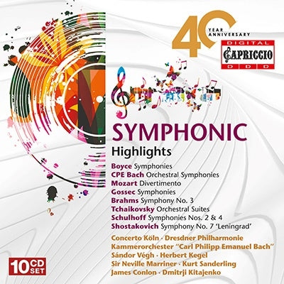 Various Artists -  Capriccio 40Th Anniversary -Symphonic Highlights (10Cd) - Import 10 CD Box set