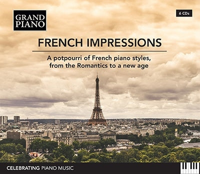 Various Artists - French Impressions Potpourri From Romantic To Modern French Piano Songs - Import 6 CD Box set