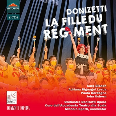 Michele Spotti, Bergamo Donizetti Opera Orchestra, Adriana Vignani Lesca, Sally Matthews - Donizetti (1797-1848) La Fille Du Regiment : Spotti / Donizetti Opera, Lesca, Bordogna, J.Osborn, Blanch, Etc (2021 Stereo)(2Cd) - Import 2 CD
