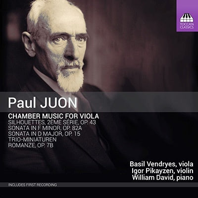 Basil Vendries, Igor Pikayzen, William David - Juon, Paul (1872-1940) Chamber Works For Viola: Vendryes(Va)Pikayzen(Vn)William David(P) - Import CD