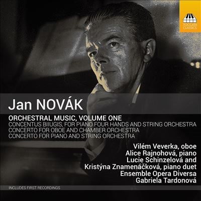 Gabriela Tardanova, Ensemble Opera Diversa - Novak, Jan (1921-1984) Orchestral Works Vol.1 : Ajnohova(P)Veverka(Ob)Schinzelova, Znamenackova(P)Ardonova / Ensemble Opera Diversa - Import CD