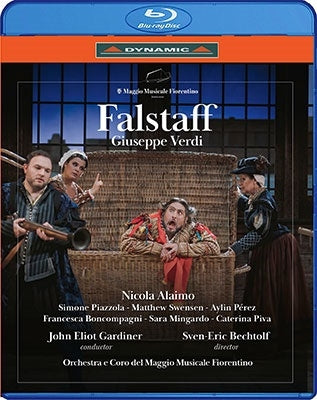 John Eliot Gardiner, Florence May Music Festival Orchestra, Nicola Alaimo, Michael Kupfer-Radecki - Verdi (1813-1901) Falstaff : Bechtolf, Gardiner / Maggio Musicale Fiorentino, Alaimo, Piazzola, M.Swensen, A.Perez, Etc (2021) - Import Blu-ray Disc