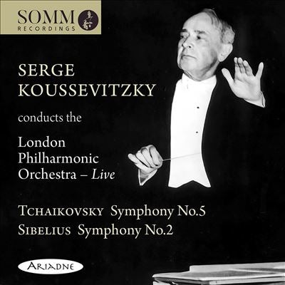 Sergei Koussevitzky, London Philharmonic Orchestra, Boston Symphony Orchestra -  Tchaikovsky Symphony No.5, Sibelius Symphony No.2 : Serge Koussevitzky / London Philharmonic (1950 Live)(+Sound Documentary)(2Cd) - Import 2 CD