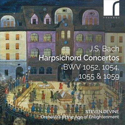 Bach (1685-1750) - Harpsichord Concertos Nos.1, 3, 4, etc : Devine(Cenb)Age of Enlightenment Orchestra - Import CD