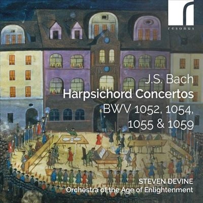 Bach (1685-1750) - Harpsichord Concertos Nos.1, 3, 4, etc : Devine(Cenb)Age of Enlightenment Orchestra - Import CD