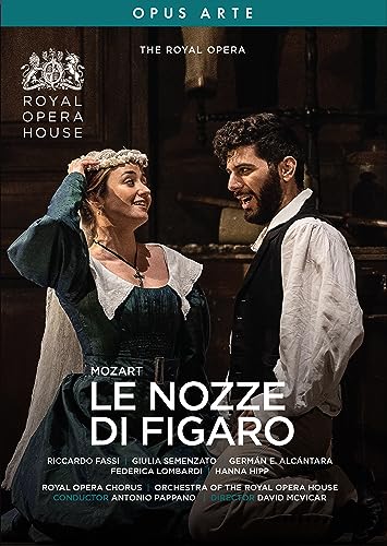 Mozart (1756-1791) - Le Nozze di Figaro : McVicar, Pappano / Royal Opera House, Fassi, Semenzato, F.Lombardi, Alcantara, etc (2022 Stereo) - Import DVD Disc