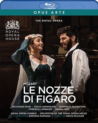 Mozart (1756-1791) - Le Nozze Di Figaro: Mcvicar Pappano / Royal Opera House Fassi Semenzato F.lombardi Alcantara - Import Blu-ray Disc