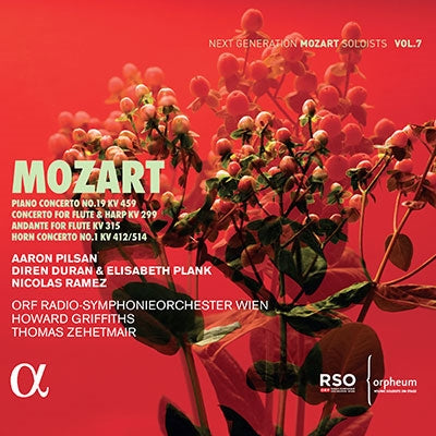 Aaron Pilzan,Howard Griffiths,Thomas Zehetmair,Vienna Radio Symphony Orchestra - Piano Concerto, 19, Concerto For Flute & Harp, Horn Concerto, 1 - Import CD