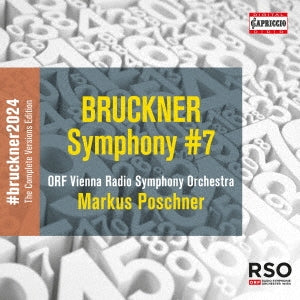 Markus Poschner, The Orf Vienna Radio Symphony Orchestra - Bruckner (1824-1896) Sym, 7, - Import CD